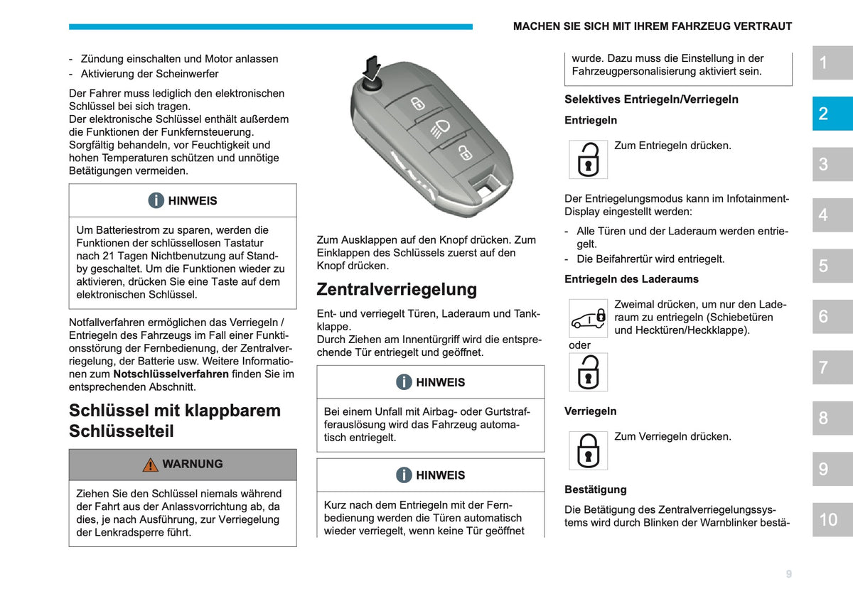 2026 Peugeot Rifter/Partner Owner's Manual | German