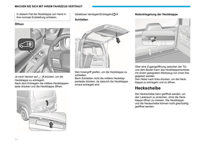 2026 Peugeot Rifter/Partner Owner's Manual | German