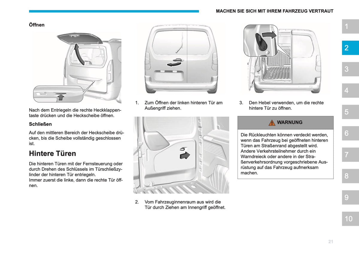 2026 Peugeot Rifter/Partner Owner's Manual | German