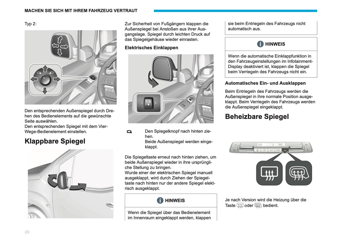 2026 Peugeot Rifter/Partner Owner's Manual | German