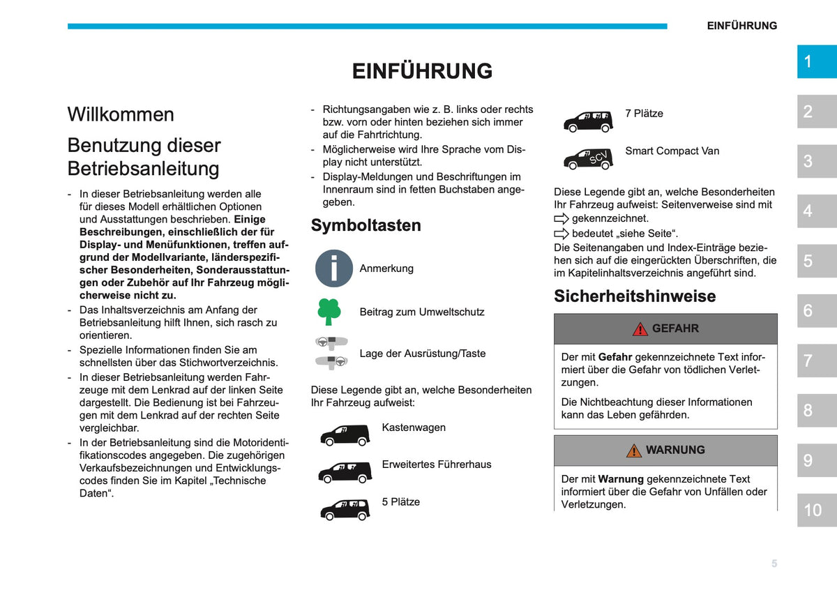 2026 Peugeot Rifter/Partner Owner's Manual | German