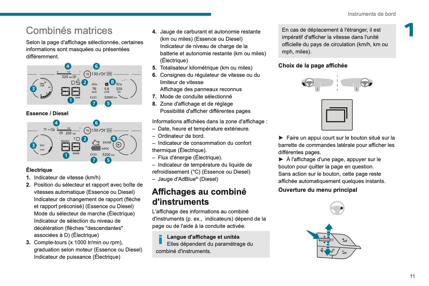 2024 Peugeot Rifter/e-Rifter/Partner/e-Partner Owner's Manual | French