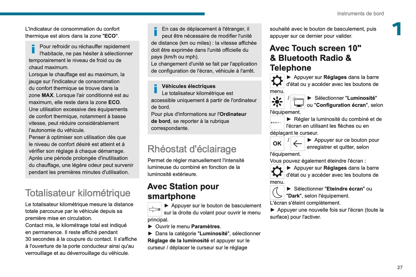 2024 Peugeot Rifter/e-Rifter/Partner/e-Partner Owner's Manual | French