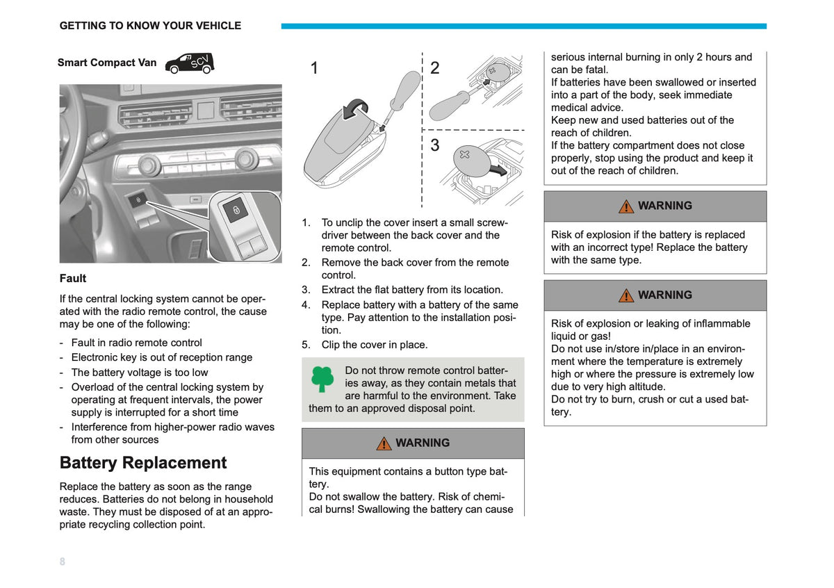 2026 Peugeot Rifter/Partner Owner's Manual | English