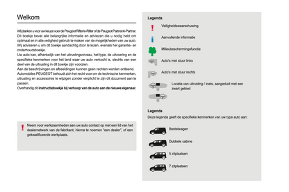 2021-2022 Peugeot Rifter/e-Rifter Partner/e-Partner Bedienungsanleitung | Niederländisch