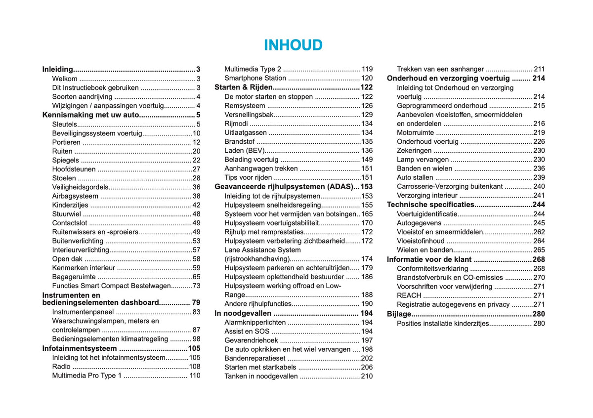 2026 Peugeot Rifter/Partner Owner's Manual | Dutch