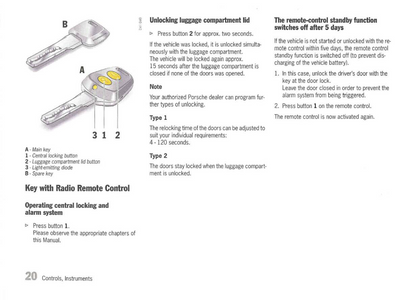 2004 Porsche 911 GT3 Owner's Manual | English