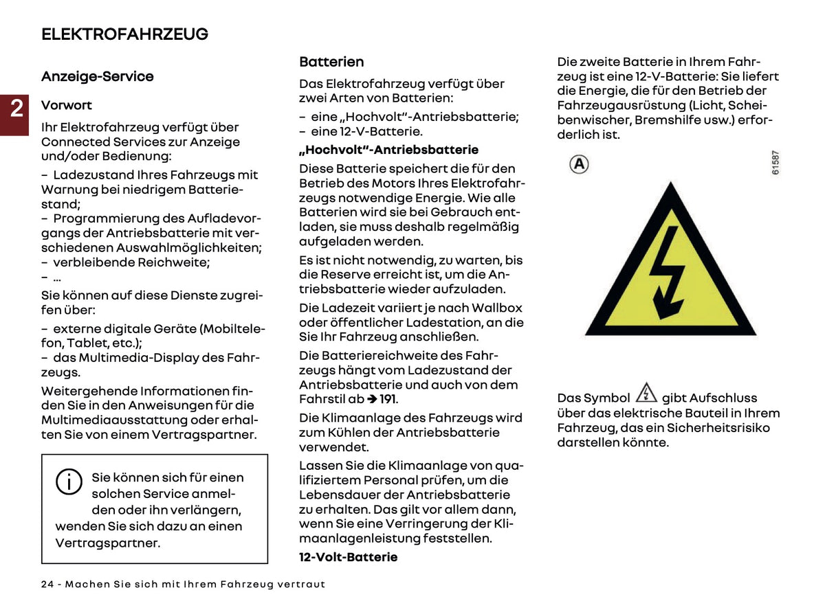 2025-2026 Renault 5 E-Tech Electric Owner's Manual | German