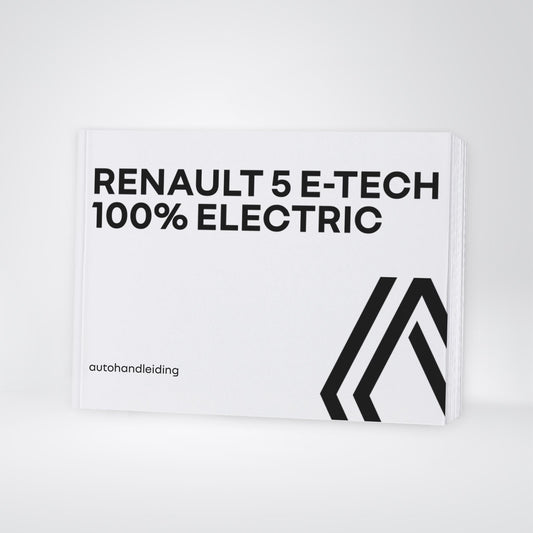 2024-2025 Renault 5 E-Tech Owner's Manual | Dutch