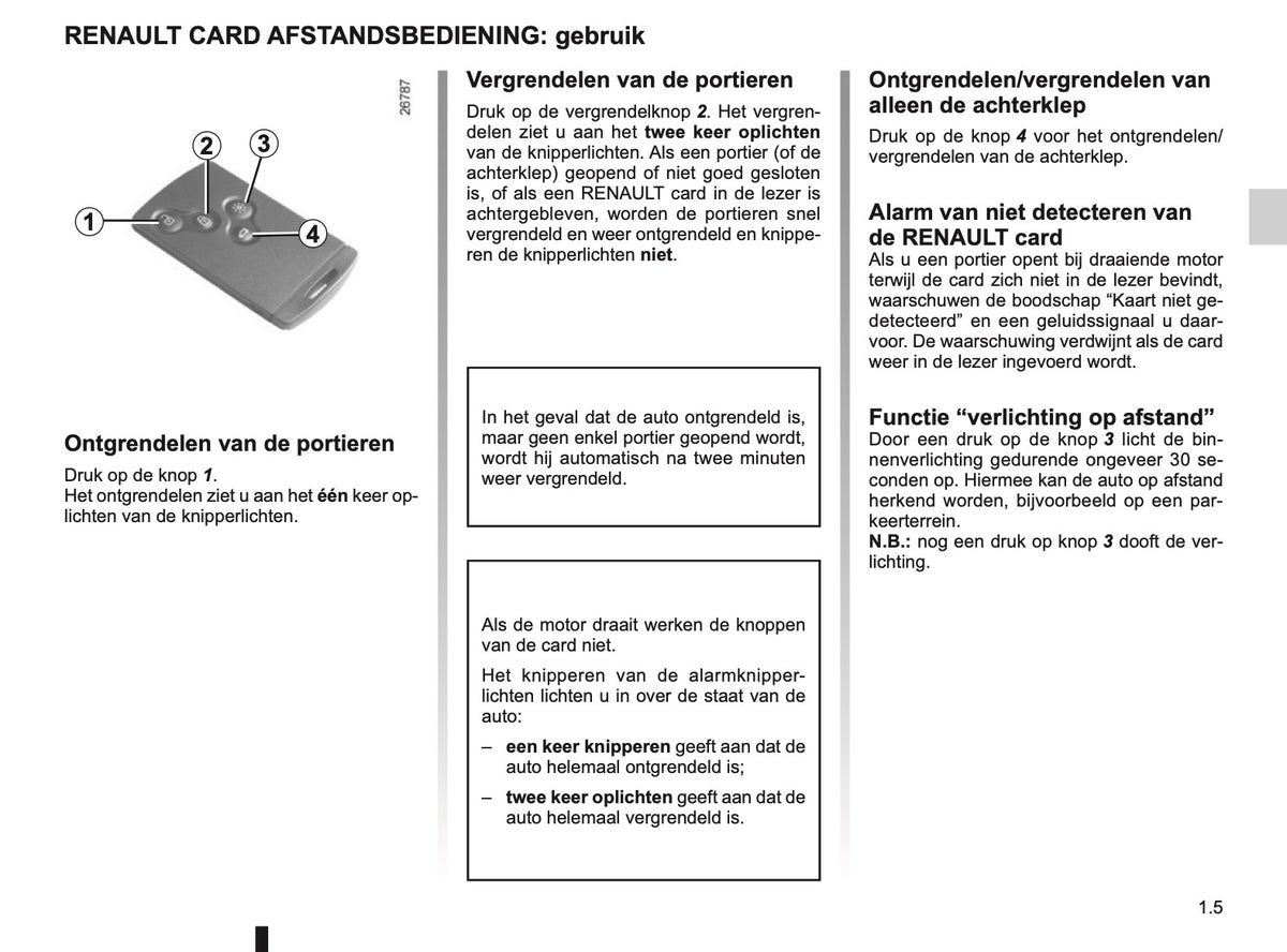 2016-2017 Renault Captur Owner's Manual | Dutch