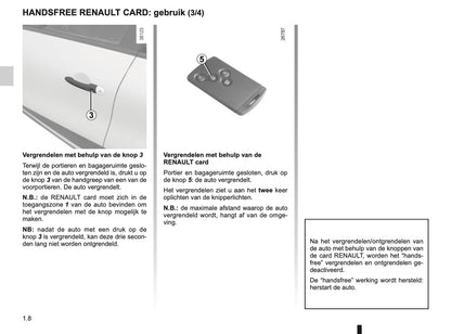 2016-2017 Renault Captur Owner's Manual | Dutch