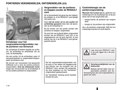 2016-2017 Renault Captur Owner's Manual | Dutch