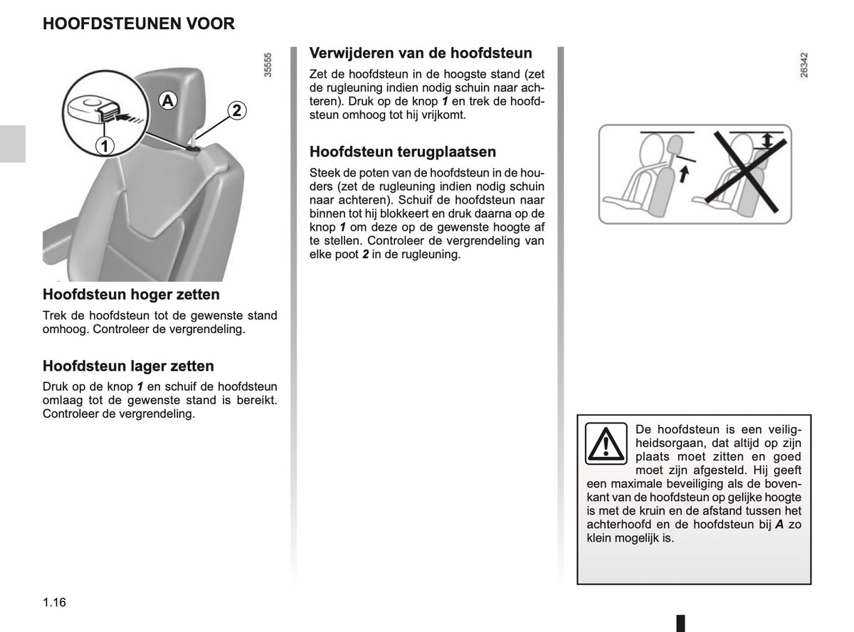 2016-2017 Renault Captur Owner's Manual | Dutch