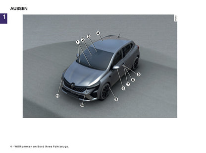 2025-2026 Renault Clio Bedienungsanleitung | Deutsch