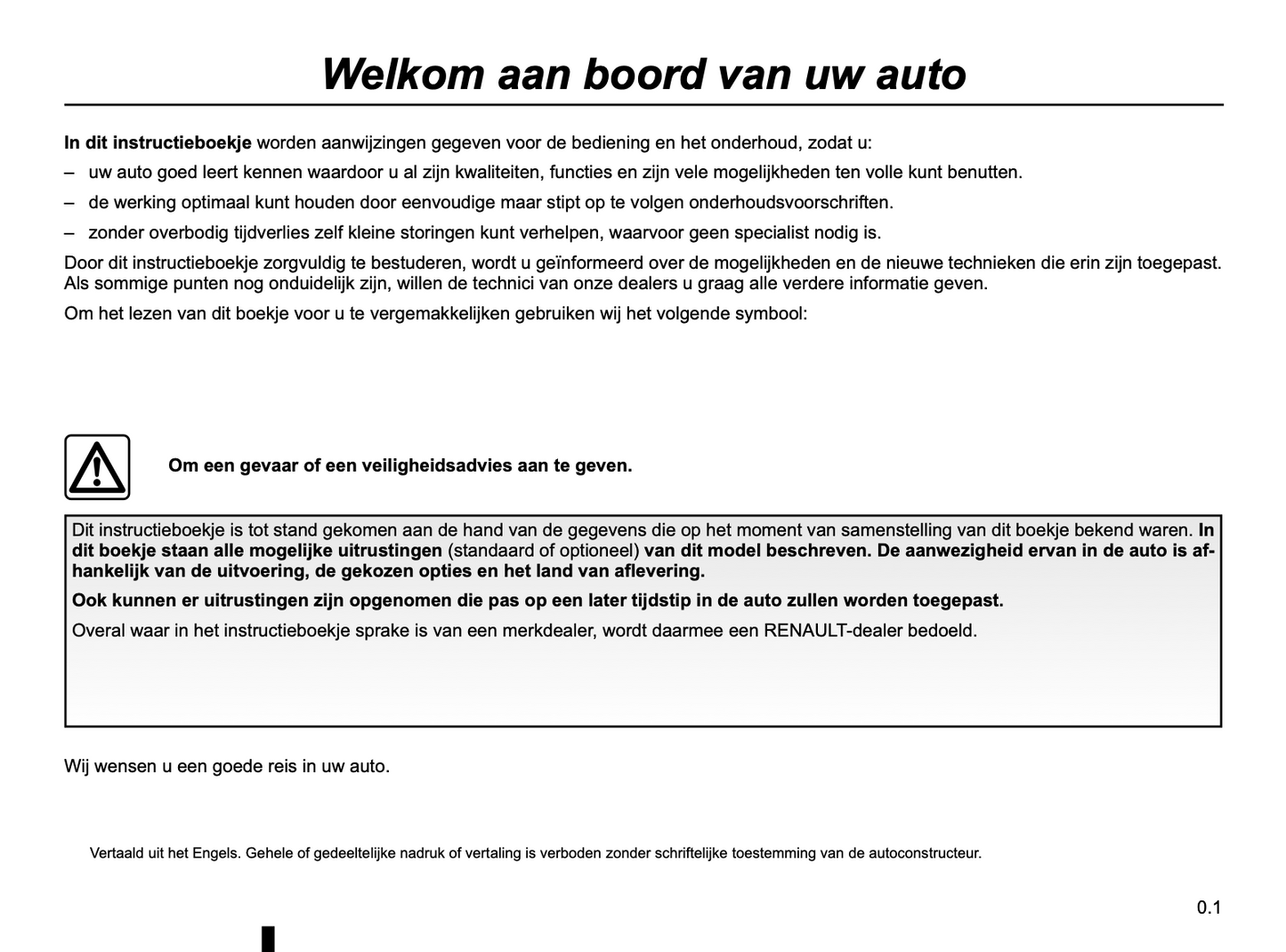 2014 Renault Twingo Owner's Manual | Dutch