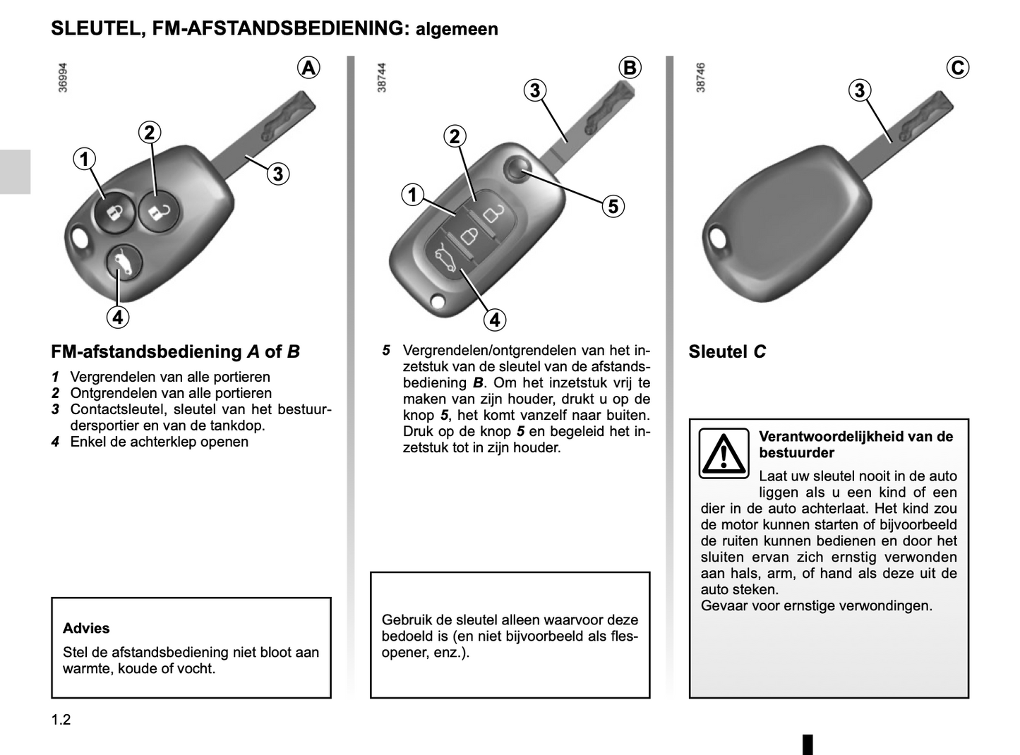 2014 Renault Twingo Owner's Manual | Dutch