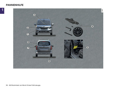 2025 Renault Kangoo E-Tech Bedienungsanleitung | Deutsch