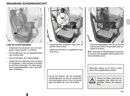 2012-2013 Renault Kangoo Owner's Manual | Dutch