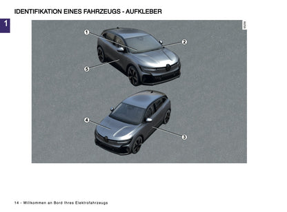 2025 Renault Megane E-Tech Bedienungsanleitung | Deutsch