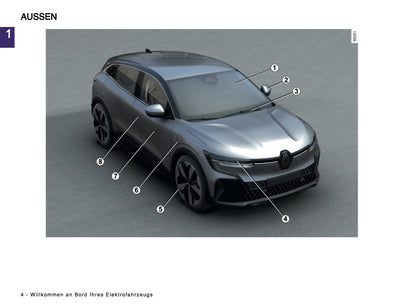 2025 Renault Megane E-Tech Bedienungsanleitung | Deutsch