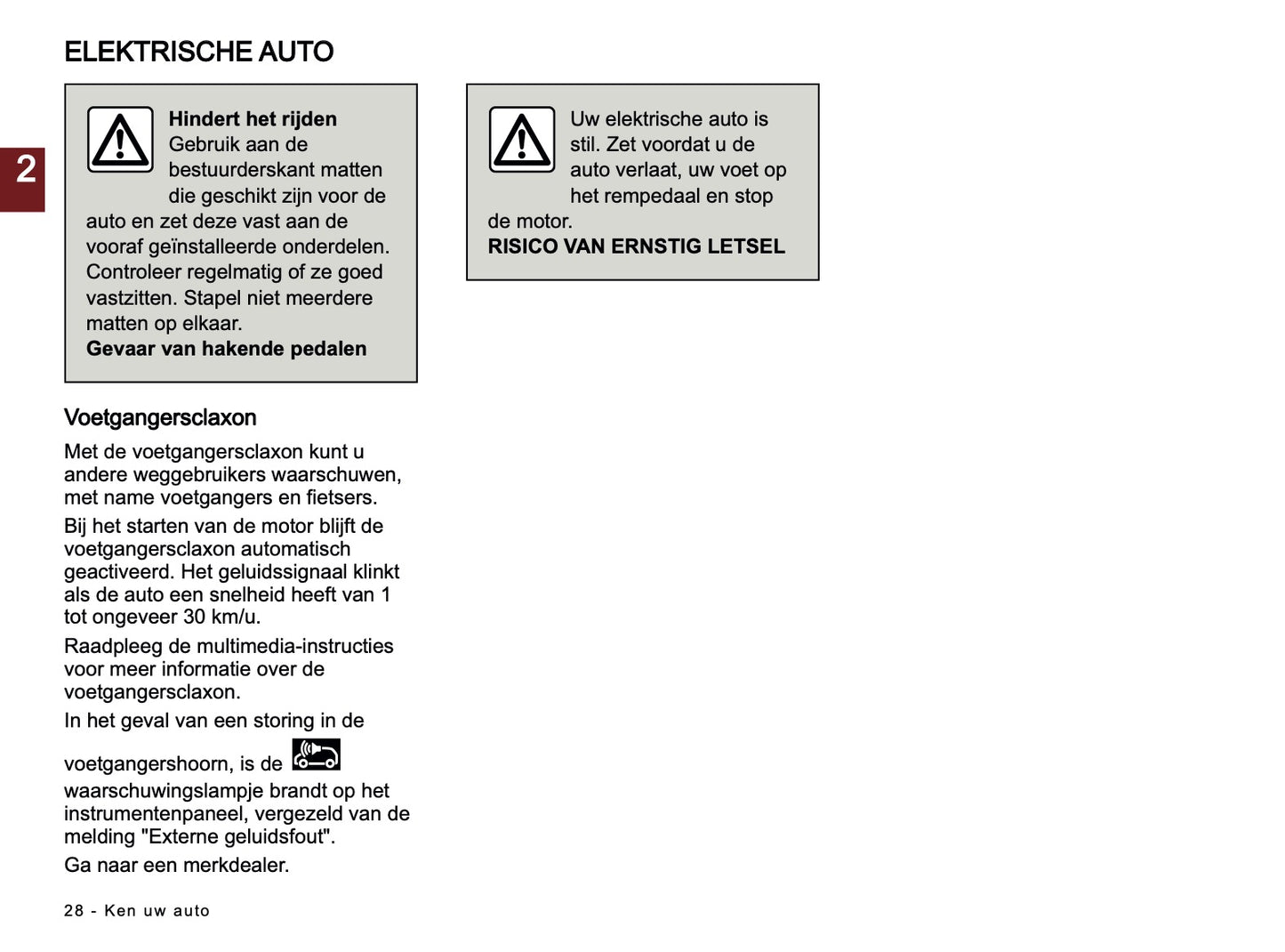 2023-2024 Renault Megane E-Tech Electric Owner's Manual | Dutch