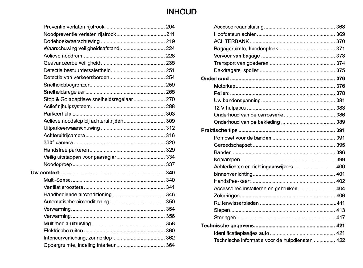 2023-2024 Renault Megane E-Tech Electric Owner's Manual | Dutch
