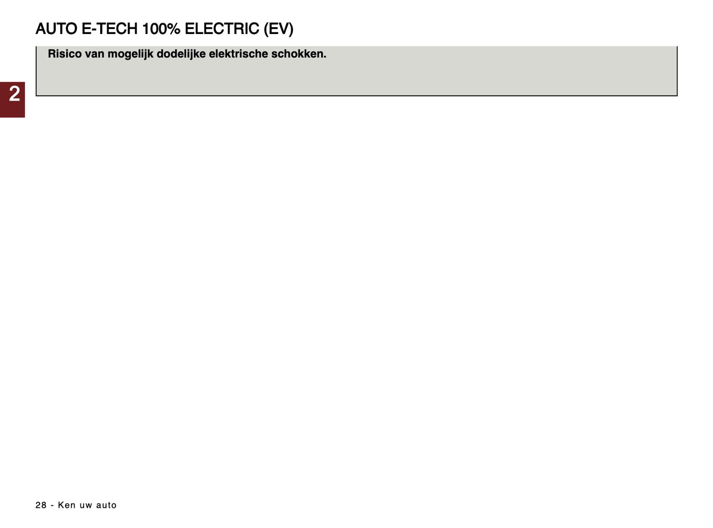 2024-2025 Renault Megane E-Tech Owner's Manual | Dutch
