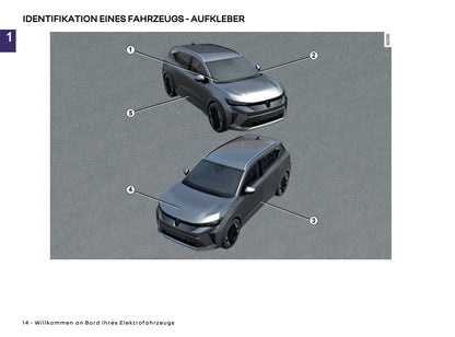 2025-2026 Renault Scenic E-Tech Electric Bedienungsanleitung | Deutsch
