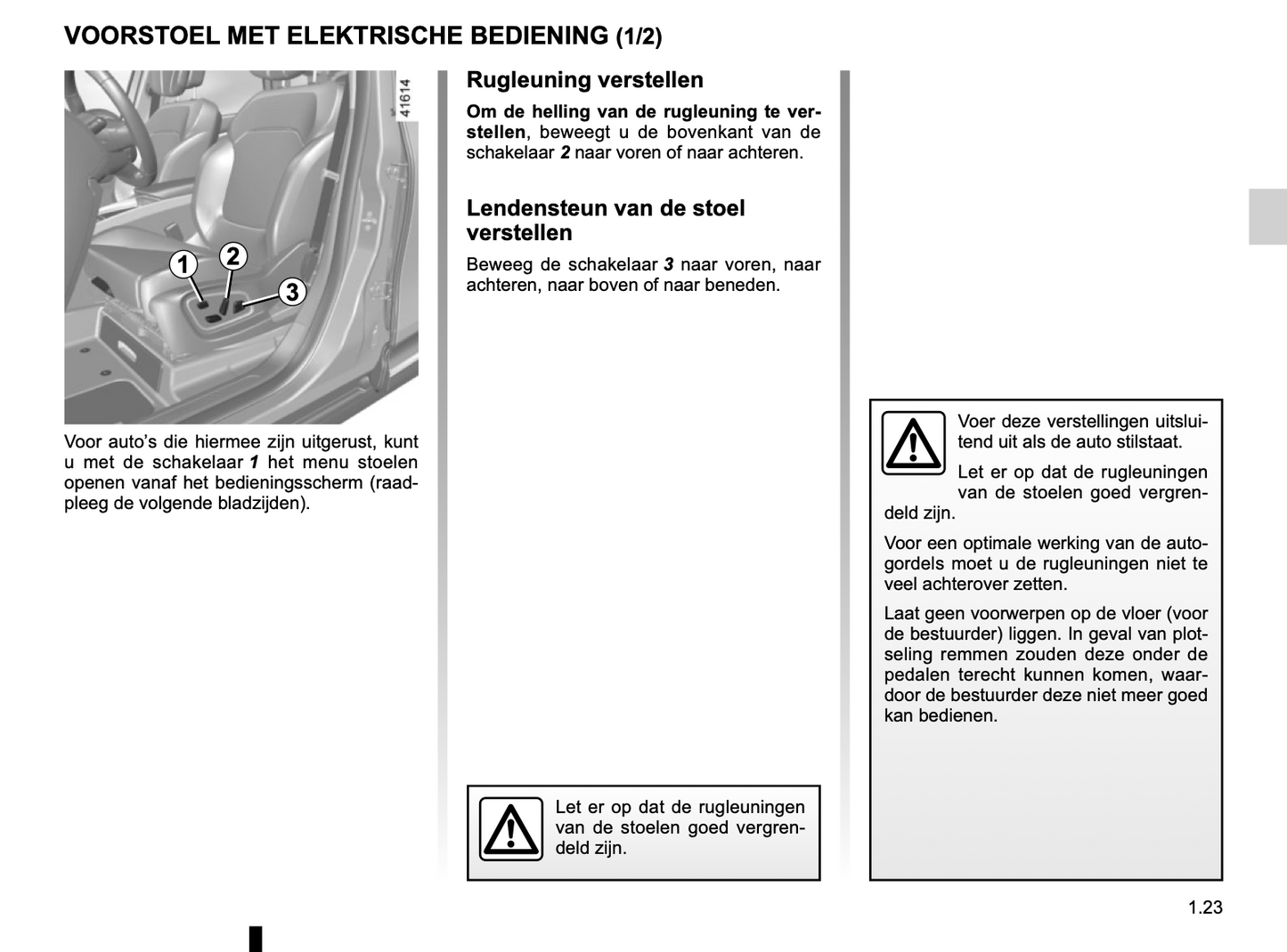 2017-2018 Renault Scenic Owner's Manual | Dutch