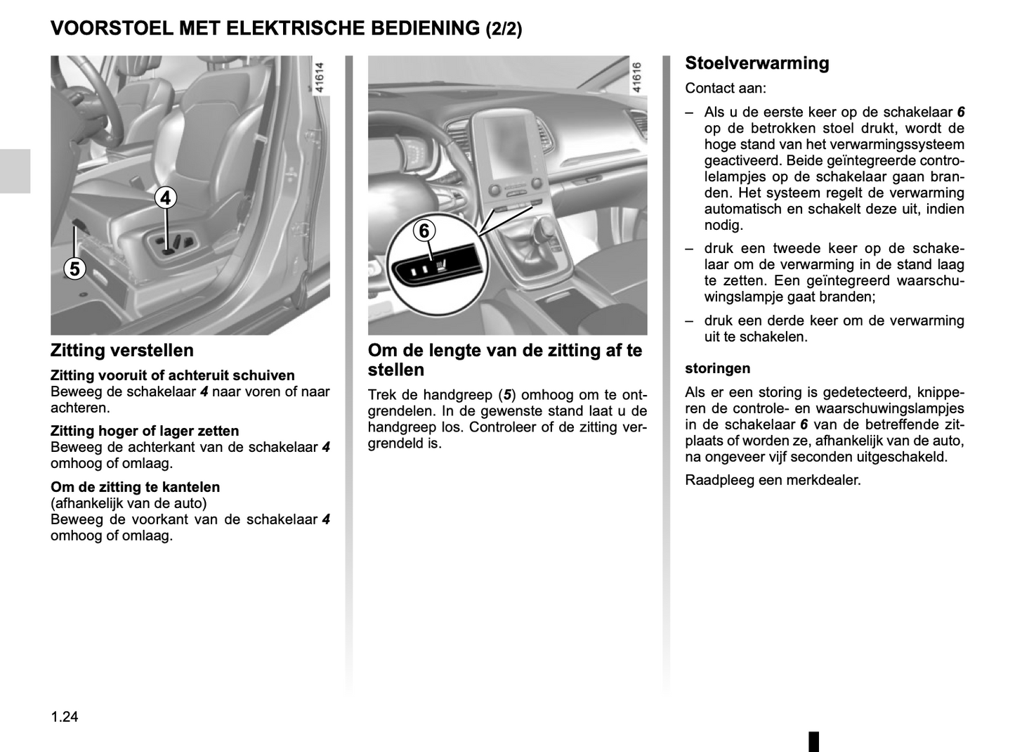 2017-2018 Renault Scenic Owner's Manual | Dutch