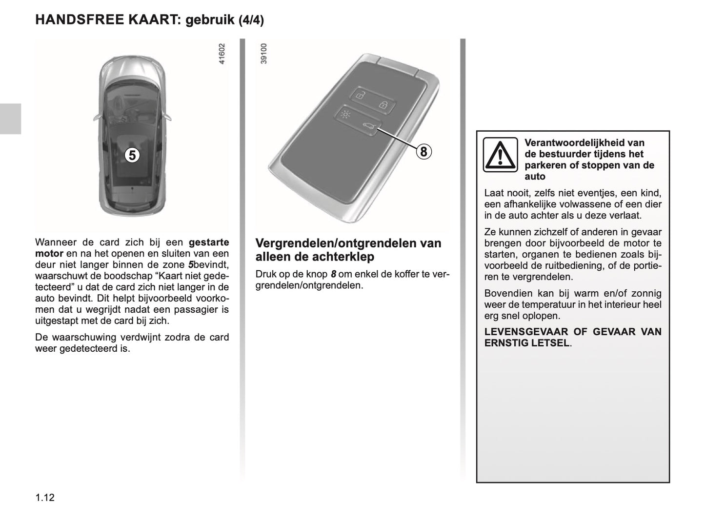 2022-2023 Renault Scenic Owner's Manual | Dutch