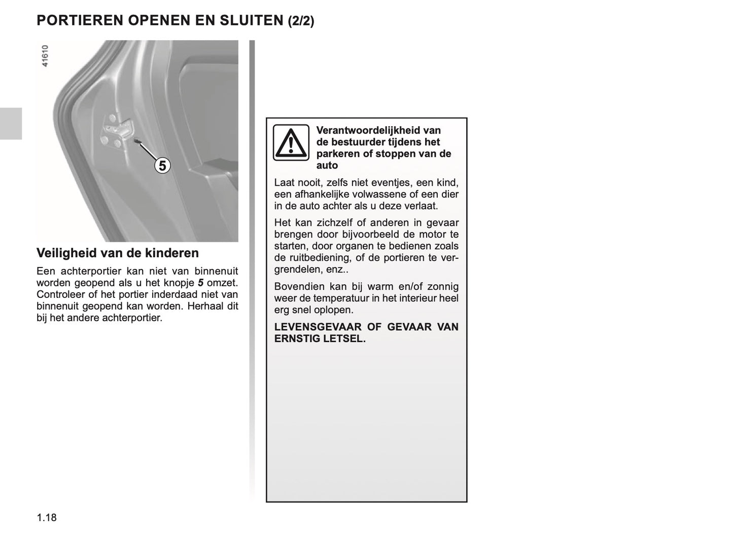 2022-2023 Renault Scenic Owner's Manual | Dutch