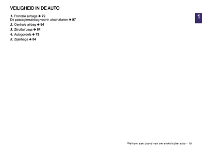 2023-2024 Renault Scenic E-Tech Owner's Manual | Dutch