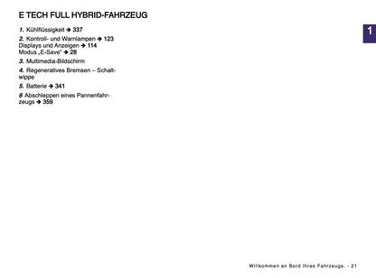 2024-2025 Renault Symbioz Owner's Manual | German