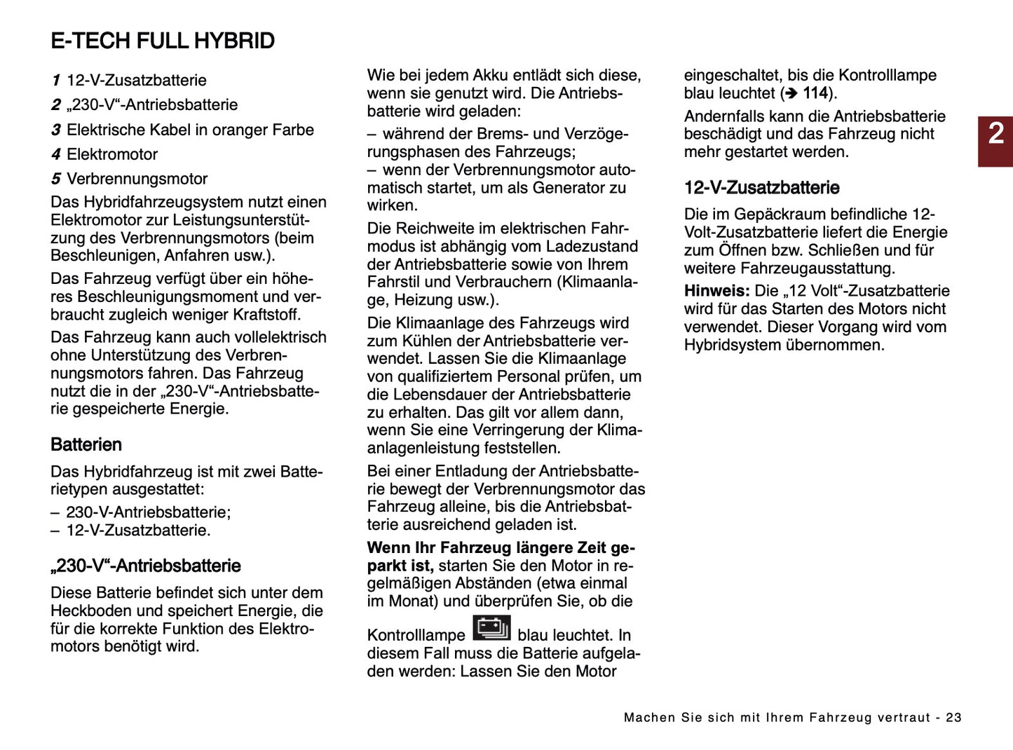 2024-2025 Renault Symbioz Owner's Manual | German