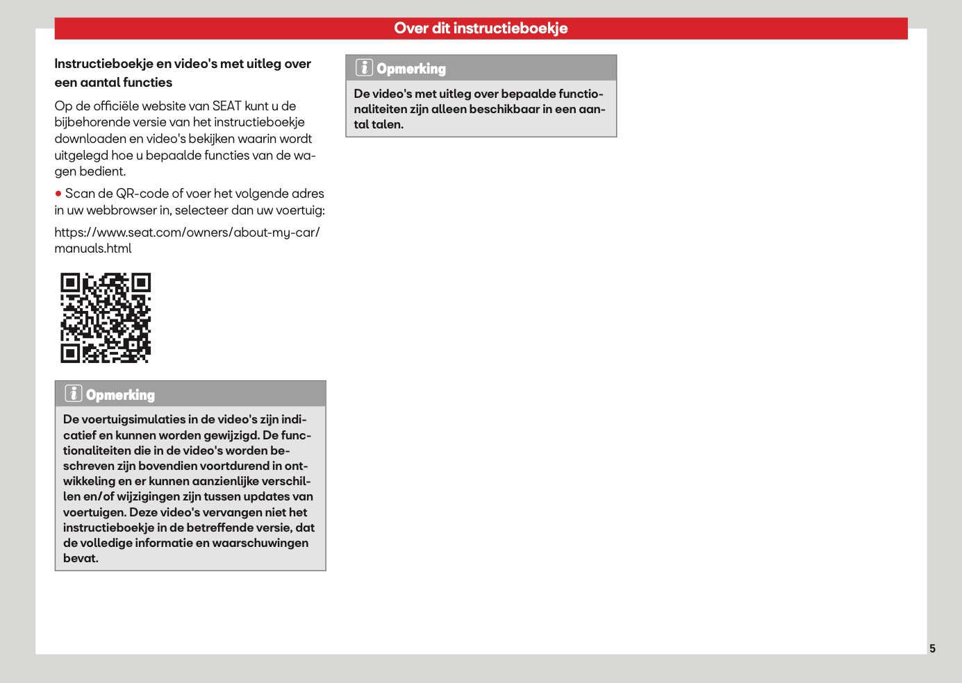 2026 Seat Arona Owner's Manual | Dutch