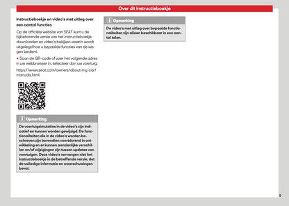 2026 Seat Arona Owner's Manual | Dutch