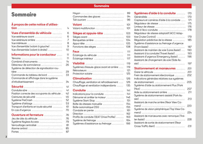 2026 Seat Ateca Owner's Manual | French