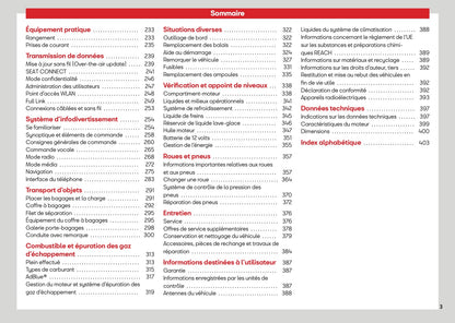 2026 Seat Ateca Owner's Manual | French