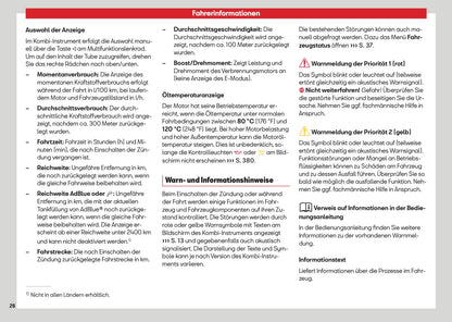 2026 Seat Leon/Leon Sportstourer Owner's Manual | German