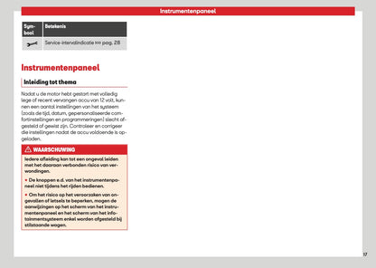 2026 Seat Leon/Leon Sportstourer Owner's Manual | Dutch