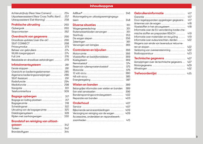 2026 Seat Leon/Leon Sportstourer Owner's Manual | Dutch