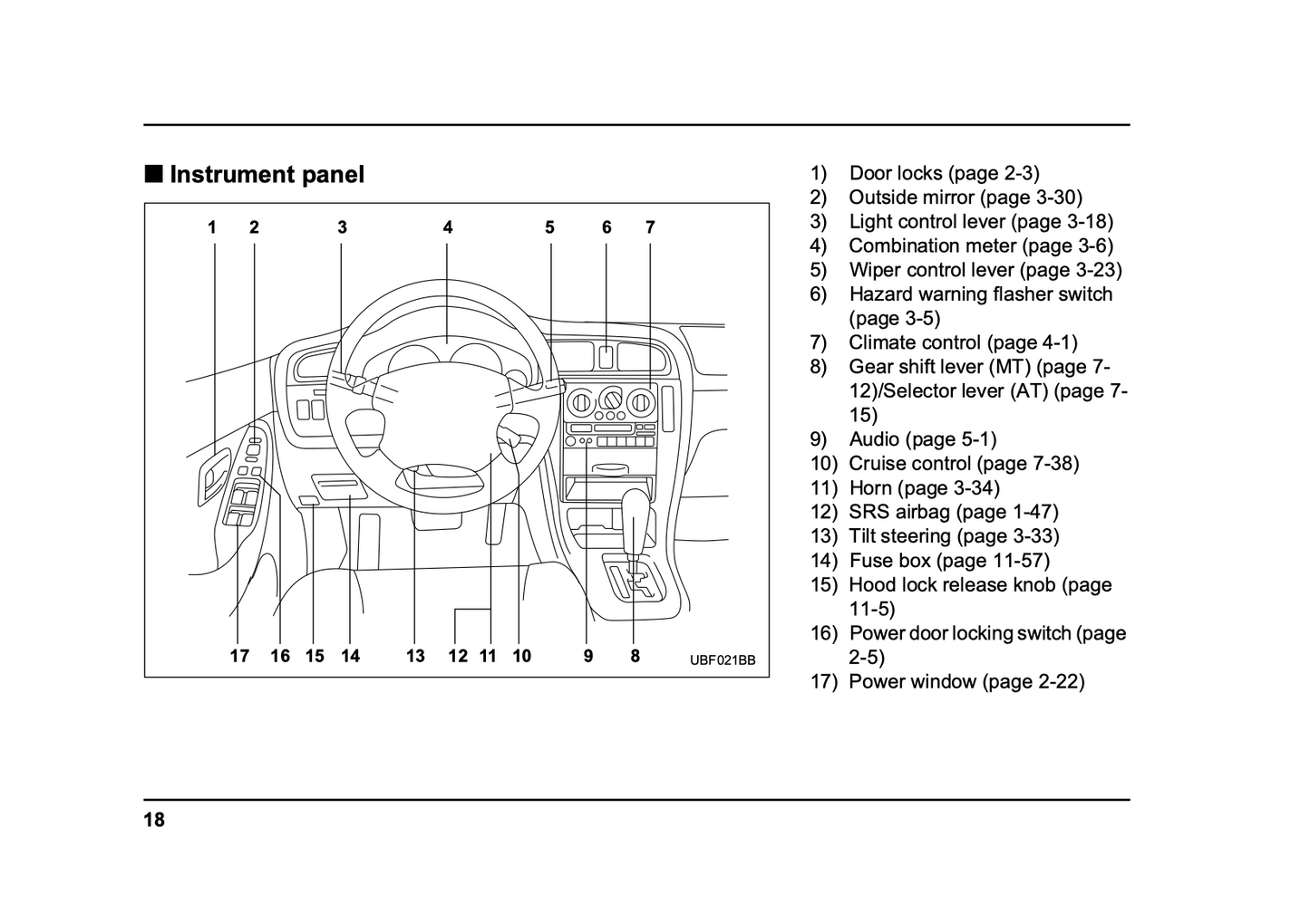 2005 Subaru Baja Owner's Manual | English