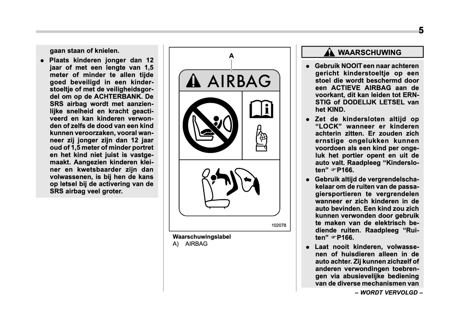 2022 Subaru Forester/Forester e-BOXER Owner's Manual | Dutch