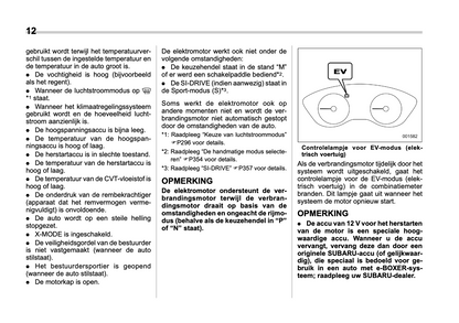 2022 Subaru Forester/Forester e-BOXER Owner's Manual | Dutch