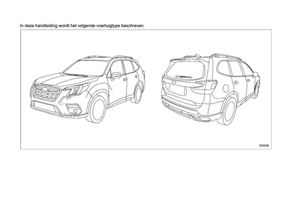 2022 Subaru Forester e-BOXER Owner's Manual | Dutch