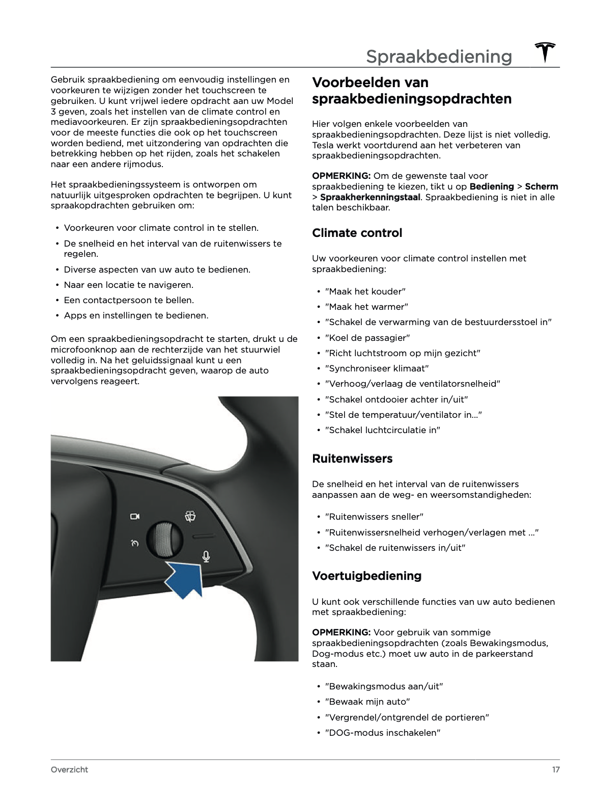 2023-2024 Tesla Model 3 Owner's Manual | Dutch