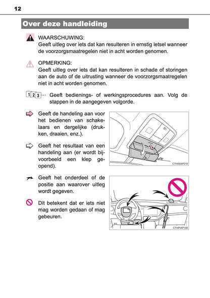 2016-2017 Toyota Auris Hybrid Touring Sports Owner's Manual | Dutch