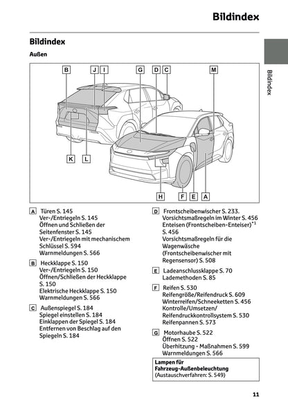 2025 Toyota bZ4X Owner's Manual | German