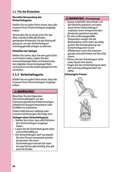 2025 Toyota bZ4X Owner's Manual | German